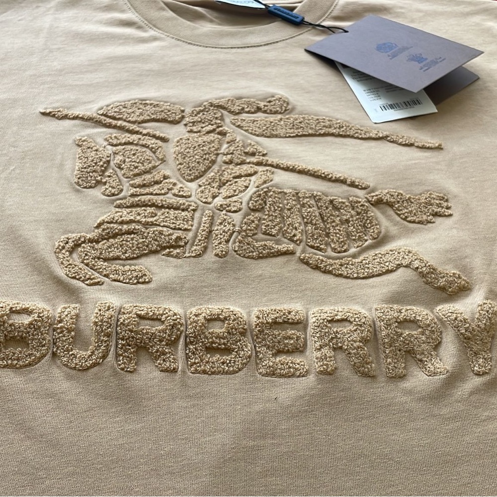Burberry Tempah T-Shirt With Embroidered Ekd